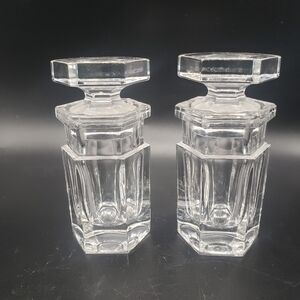 Vintage Nachtmann Crystal Jar /Bottle/Decanter With Stopper 4 1/2" Barware